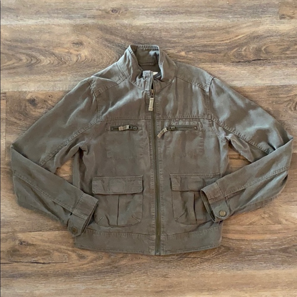 Army green jack